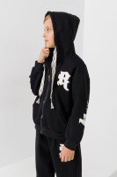 Спортивний костюм кофта+штани для хлопчика Do La La 60811 128 см Чорний  Фото №3