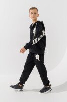 Спортивний костюм кофта+штани для хлопчика Do La La 60811 128 см Чорний  Фото №4