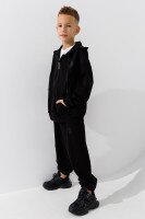Спортивный костюм кофта+штаны для мальчика Waxmen 1114 128 см Черный (2000990751690W)  Фото №2