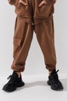 Спортивний костюм кофта+штани для хлопчика Waxmen 1114 122 см Кавовий (2000990751638W)  Фото №2