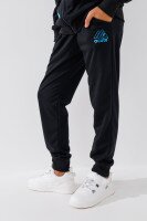 Спортивний костюм (кофта+штани) для хлопчика XHZ-0596 158 см Чорно-блакитний (2000990733139D)  Фото №3