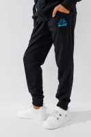 Спортивный костюм (кофта+штаны) для мальчика XHZ-0596 146 см Черно-голубой (2000990733115D)  Фото №3