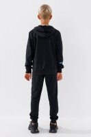 Спортивный костюм (кофта+штаны) для мальчика XHZ-0599 146 см Черно-голубой (2000990732996D)  Фото №3