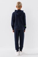 Спортивный костюм (кофта+штаны) для мальчика XHZ-0599 146 см Темно-синий с салатовым (2000990733054D)  Фото №3