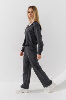 Спортивный костюм толстовка+штаны для девочки Benini 241422 146 см Темно-серый  Фото №4
