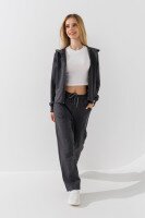 Спортивный костюм толстовка+штаны для девочки Benini 241422 146 см Темно-серый  Фото №0