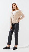 Купить Штаны эко-кожа женские GENUA G01140-0001 XS Черный Артикул: 2000999406393 Миниатюра фотографии № 3