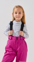 Купить Брюки на шлейках для девочки EN-125 98 см Фуксия Артикул: 2000999147852 Миниатюра фотографии № 2