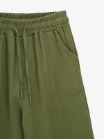 Купить Штаны однотонные для мальчика Aura Style 5024-1 98 см Хаки Артикул: 2000999615238 Миниатюра фотографии № 2