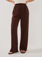 Купить Штаны однотонные женские GENUA 2645 XS Шоколадный Артикул: 2000999495359 Миниатюра фотографии № 1