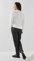 Купить Брюки однотонные женские SL 281-1 50 Черный Артикул: 2000999214547 Миниатюра фотографии № 4