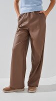 Купить Брюки однотонные женские SL 906 46 Коричневый Артикул: 2000999285639 Миниатюра фотографии № 2