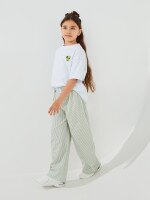 Купить Брюки с узором для девочки Aura Style 5001-2 128 см Оливковый Артикул: 2000999546822 Миниатюра фотографии № 3