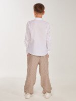 Купить Штаны с узором для мальчика Aura Style 5020-2 140 см Коричневый Артикул: 2000999615054 Миниатюра фотографии № 5