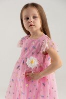 Платье бальное с узором для девочки Wecan 24341 92 см Розовый (2000990342928A)  Фото №3