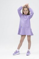 Платье-худи для девочки Toontoy 23050 92 см Сиреневый (2000989670681D)  Фото №1
