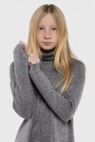 Платье однотонное для девочки MyChance 2359 140 см Серый (2000990239587D)  Фото №2