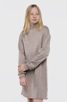 Платье однотонное для девочки MyChance 2360 146 см Бежевый (2000990239631D)  Фото №4