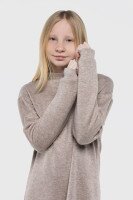 Платье однотонное для девочки MyChance 2360 146 см Бежевый (2000990239631D)  Фото №3