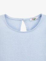 Купити Сукня однотонна для дівчинки Aura Style 5009 116 см Блакитний Артикул: 2000999566493 Фото мініатюра № 7