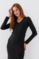 Платье однотонное женское Femme 1014 S Черный (2000989871101D)  Фото №0