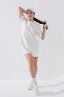 Платье однотонное женское LAWA WBC02308 XS Молочный  Фото №0