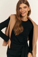 Сукня однотонна жіноча LAWA WTC02344 XS Чорний  Фото №2