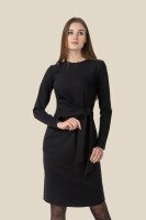 Сукня однотонна жіноча LAWA WTC02344 XS Чорний  Фото №6