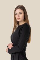 Сукня однотонна жіноча LAWA WTC02344 XS Чорний  Фото №7
