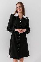 Платье однотонное женское LAWA WTC02419 XS Черный  Фото №0