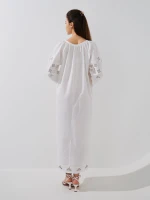 Купить Платье однотонное женское GENUA G01104-0016 S Белый Артикул: 2000999449444 Миниатюра фотографии № 5