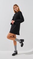 Купить Платье однотонное женское LAWA WTC02417 XS Черный Артикул: 2888000019097 Миниатюра фотографии № 3