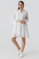 Платье однотонное женское W23-36 L Белый  Фото №4
