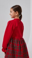 Купить Платье праздничное с принтом для девочки Aura Style 1082 92 см Красный Артикул: 2000999331008 Миниатюра фотографии № 4