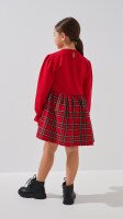 Купить Платье праздничное с принтом для девочки Aura Style 1082 92 см Красный Артикул: 2000999331008 Миниатюра фотографии № 5