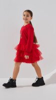Купить Платье праздничное с принтом для девочки Aura Style 1083 92 см Красный Артикул: 2000999330896 Миниатюра фотографии № 5