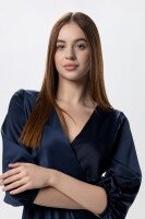 Сукня вечірня однотонна жіноча 2349 XS Синій (2000990278197D)  Фото №1
