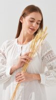 Сукня вишиванка жіноча On me D2830-1 L Білий  Фото №1