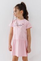 Платье с принтом для девочки Baby Show 16519 116 см Розовый  Фото №1
