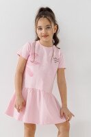 Платье с принтом для девочки Baby Show 16521 116 см Розовый  Фото №0