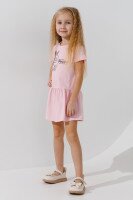 Платье с принтом для девочки Baby Show 16588 104 см Розовый  Фото №1