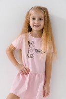 Платье с принтом для девочки Baby Show 16588 104 см Розовый  Фото №0