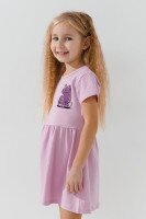 Сукня з принтом для дівчинки Baby Show 16589 92 см Бузковий  Фото №1
