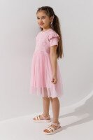 Платье с принтом для девочки Baby Show 16608 116 см Розовый  Фото №3