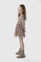 Платье с принтом для девочки Pop Fashion 7342 92 см Капучино (2000990154156D)  Фото №1