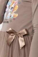 Платье с принтом для девочки Pop Fashion 7342 92 см Капучино (2000990154156D)  Фото №2