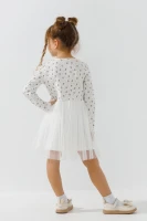 Сукня з візерунком для дівчинки Pop Fashion 7582 98 см Молочний  Фото №2