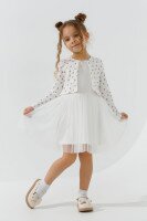 Сукня з візерунком для дівчинки Pop Fashion 7582 116 см Молочний  Фото №0