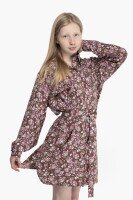 Платье с узором для девочки Tais №9 158 см Кофейный (2000989586234D)  Фото №1