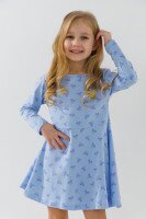 Сукня з візерунком для дівчинки Lizi 172 98 см Блакитний